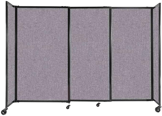 Versare Straightwall Sliding Portable Wall Partition | Freestanding Office by VERSARE