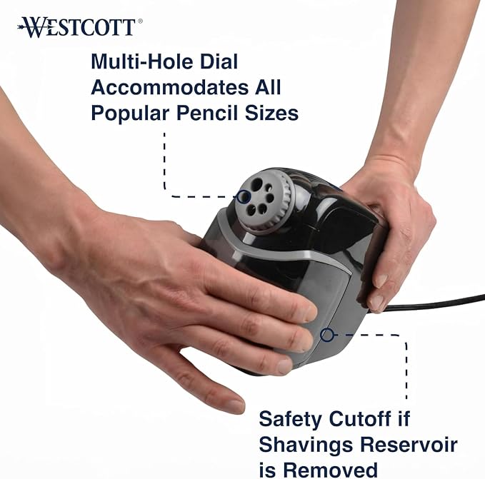 Westcott iPoint Heavy Duty Electric Pencil Sharpener - Image 10