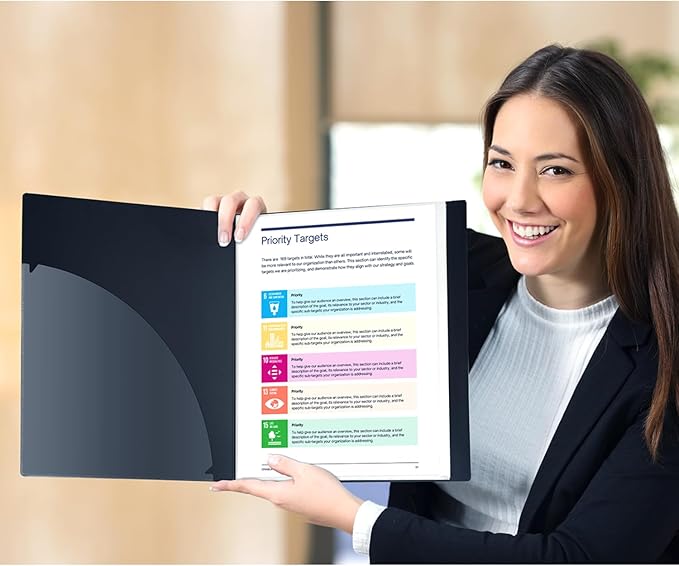 Dunwell Presentation Binder 24-Pocket, Displays 48 Pages, 8.5x11 Portfolio - Image 6