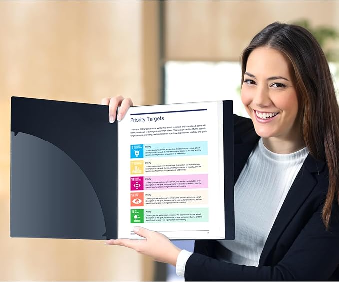 Dunwell Presentation Binder 24-Pocket, Displays 48 Pages, 8.5x11 Portfolio - Image 9