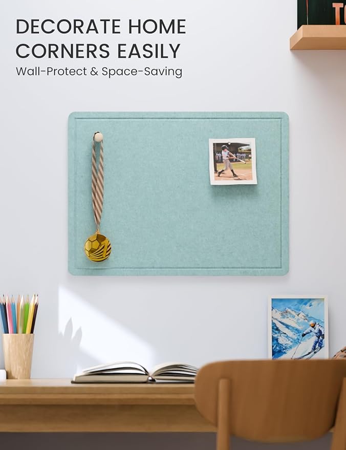 Fluxynara Bulletin Board, 23.6" x 17.5" Cork Board Alternative - Image 4
