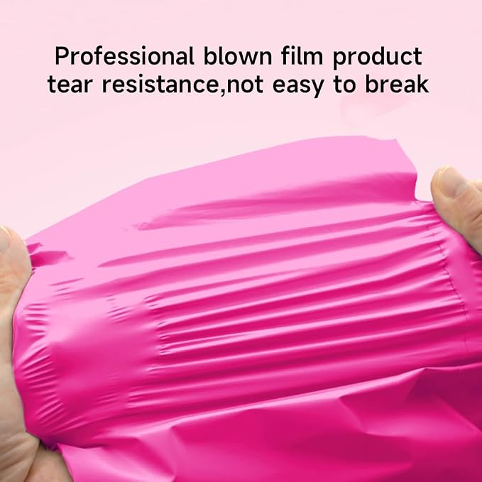 Pink Poly Mailers 10x13 Inch, 50 Pack | Self-seal shipping bags - Image 5