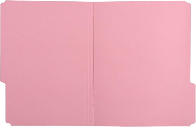 Amazon Basics File Folders for Organization, Letter Size, 1/3 Cut Tab - Image 3