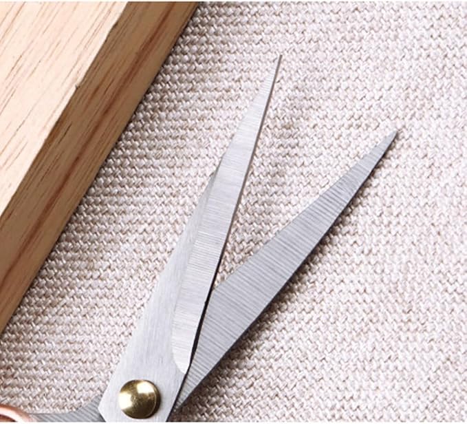 5" All Stainless Steel Office Scissors, Ultra Sharp Blade Shears, Sturdy Sharp - Image 6
