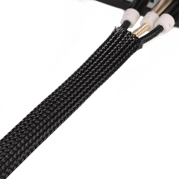 25ft PET Expandable Braided Cable Sleeve 1/3inch Pet Braided Cable Sleeve - Image 8
