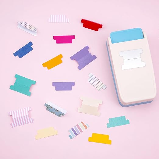 Tab Punch DIY Index Tabs Puncher Tag Punch Loose Leaf Separator Label Punch - Image 5
