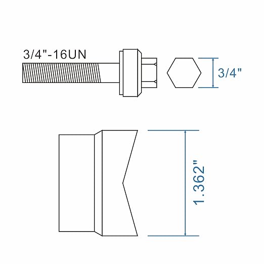 AMZCNC Manual Knockout Punch Kit, Heavy Duty Metal Sheet Knock Out Box Hole - Image 5