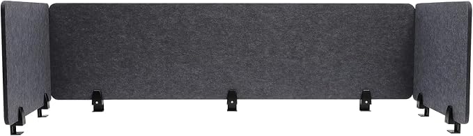ReFocus Raw Clamp-On Acoustic Desk Divider Mounted Privacy Panel Set – Reduce - Image 8