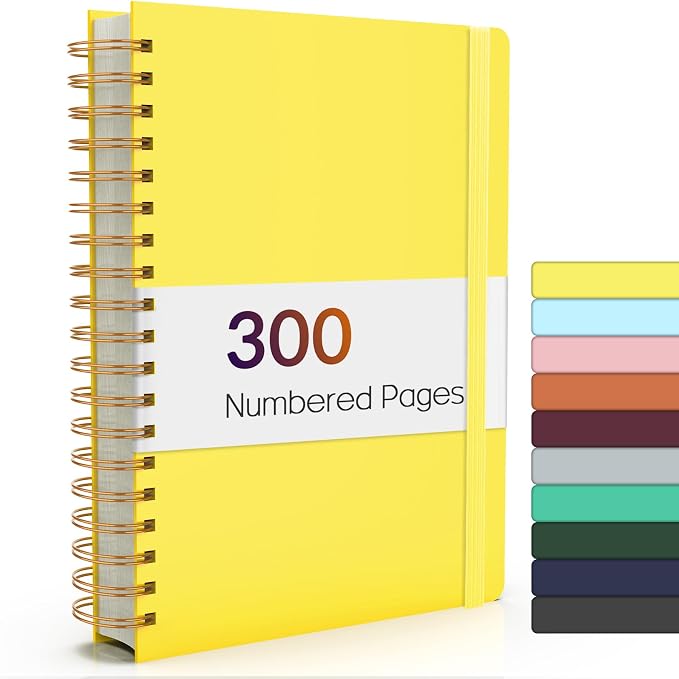 Forvencer Lined Spiral Journal Notebook by Forvencer
