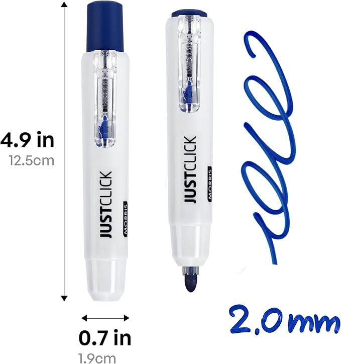 carrotez Retractable Dry Erase Markers, Click Dry Erase Whiteboard Markers - Image 2