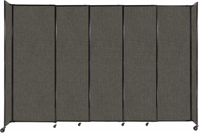 Versare Straightwall Sliding Portable Wall Partition | Freestanding Office by VERSARE