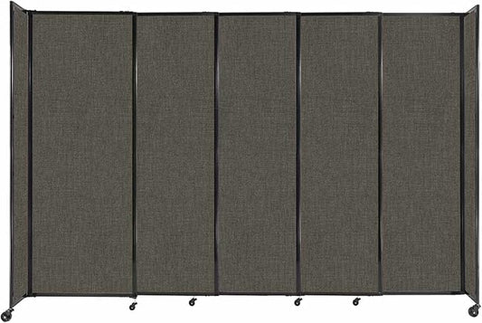 Versare Straightwall Sliding Portable Wall Partition | Freestanding Office by VERSARE
