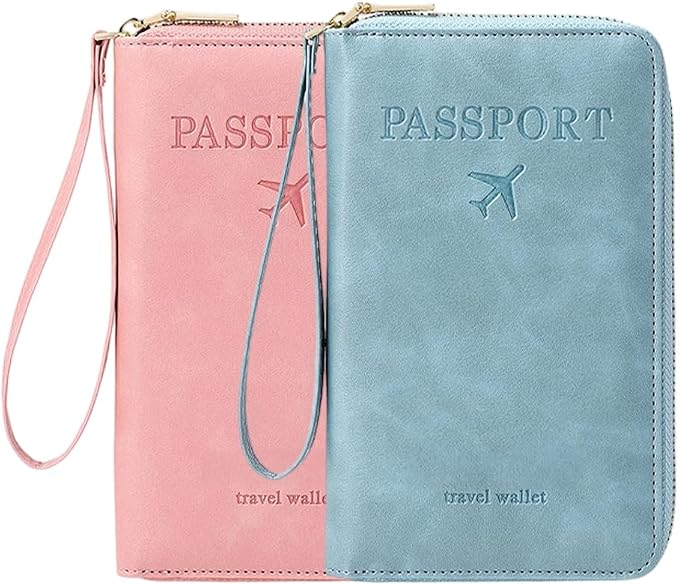 Multi-Functional RFID Passport Wallet, RFID Passport Holder by LECDOA