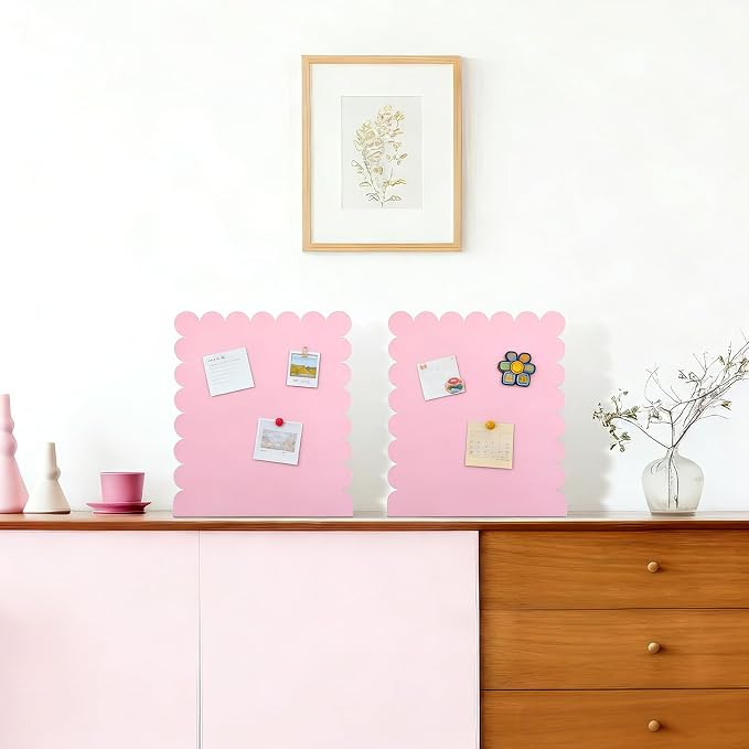 Gueevin 2 Pcs Magnet Board Standing Magnetic Metal Board - Image 6
