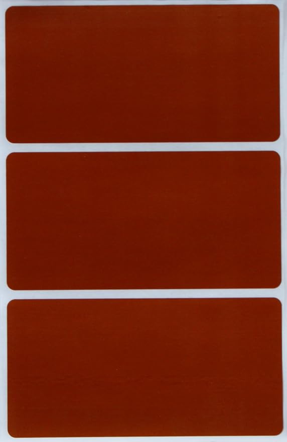 Royal Green Rectangular Stickers Color-Coding Labels by RoyalGreen