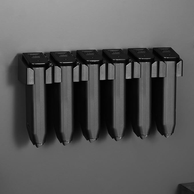 Adoreal Magnetic ABS 6 Standard Double Stack Mag Rack Wall Mount, Wall Magazine - Image 8