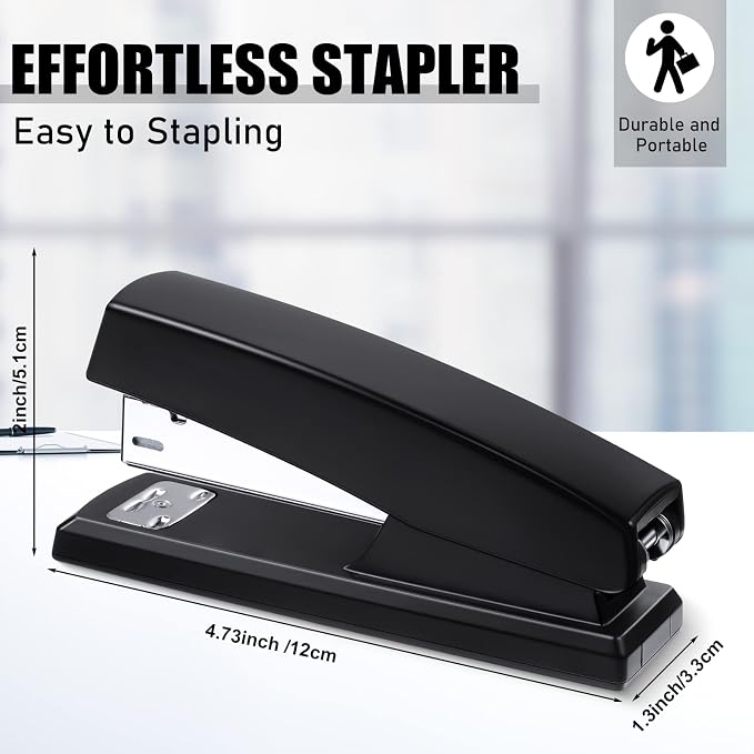 Yahenda 12 Pieces Metal Desktop Stapler - Image 2