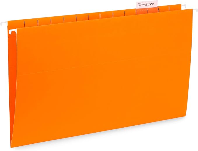 50 Legal Hanging File Folders, 50 Reinforced Hang Folders, Designed - Image 8