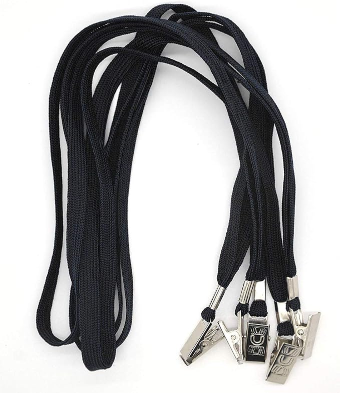 Bird Fiy Black Lanyards 100 Pack Bulk Badge Lanyards - Image 3