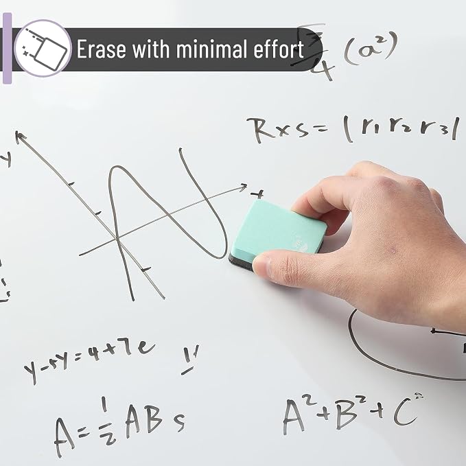 Mr. Pen- Mini Magnetic Dry Erase Erasers, 24 Pack | Colorful Small Magnetic - Image 5