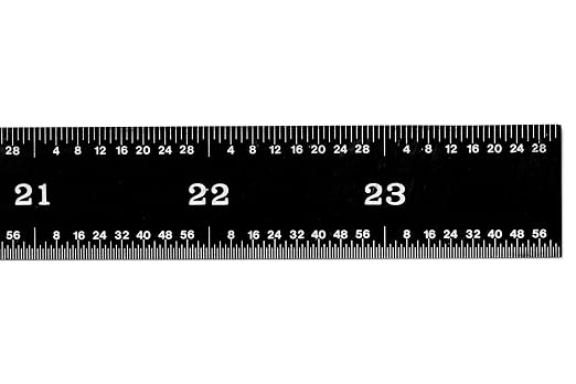 PEC Tools 24" Flexible Machinist Rule, Stainless Steel Ruler - Image 7