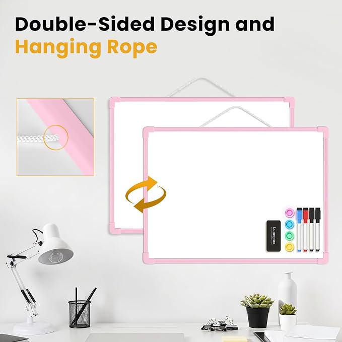 Pink Frame Small Dry Erase Board - Image 4