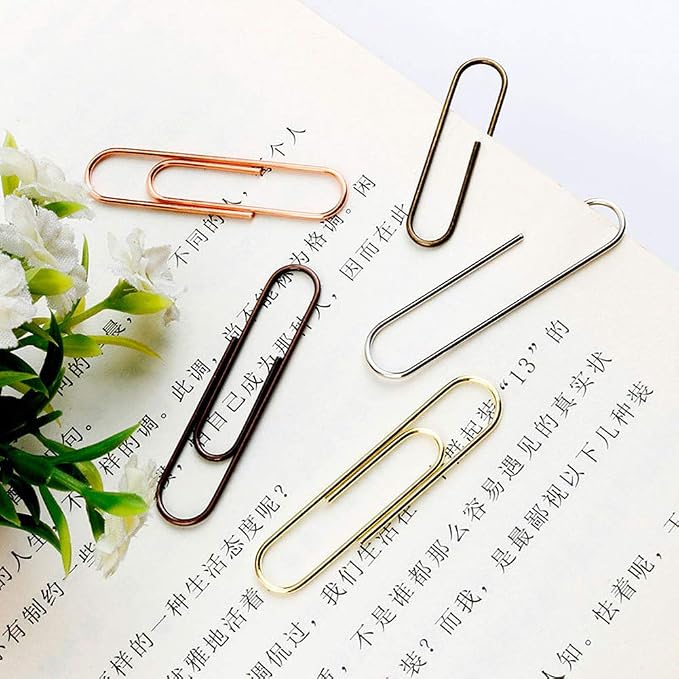 50 Pieces 50 mm Metal Paper Clips - Image 5