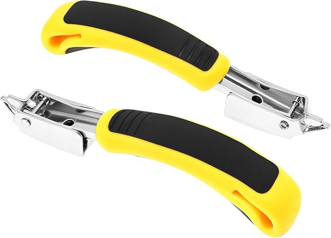 QWORK Heavy Duty Staple Remover Staple Puller Tool, 2 Pack Upholstery Staple by QWORK