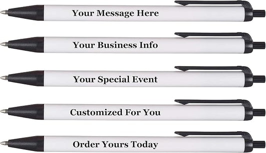 RevMark Personalized Ballpoint Pen, Custom Printed Name, Business or Event by RevMark