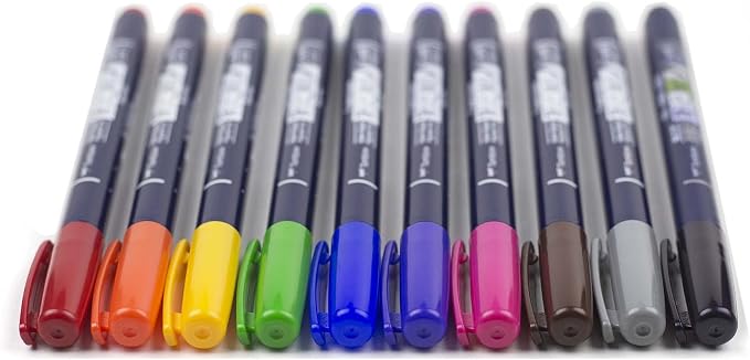 Tombow 56429 Fudenosuke Colors Brush Pens - Image 4