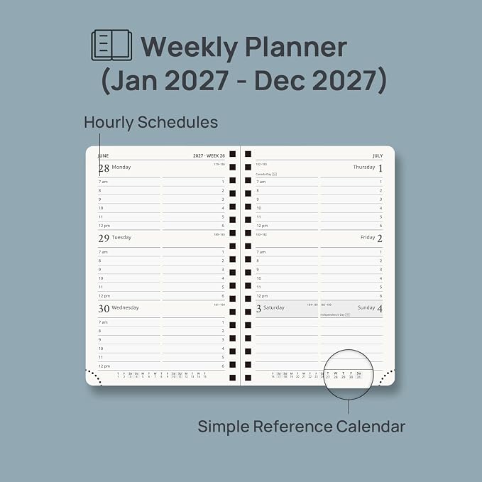 POPRUN Pocket Calendar 2027, Jan 2027 - Image 3
