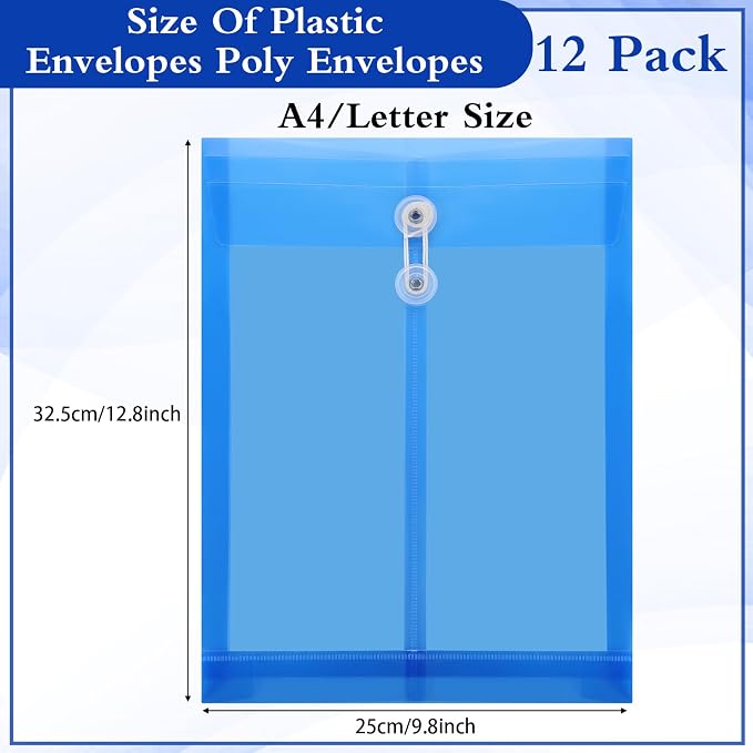 ReliThick 12 Pack Plastic Envelopes - Image 2