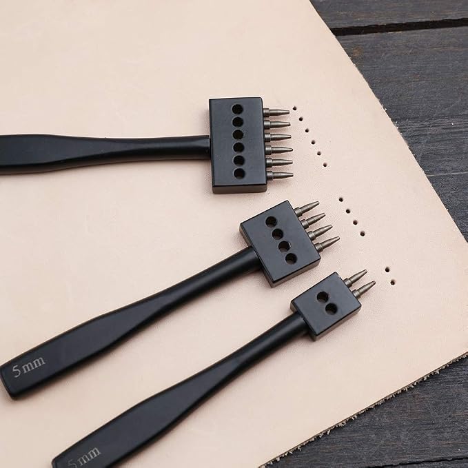 Leather Hole Punch, Prong Punch, 2/4/6 Lacing Stitching Punch, Round Hole Prong - Image 5