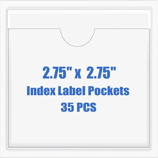 Origin-Joy 35 PCS Self Adhesive Index Card Pockets by Origin-Joy