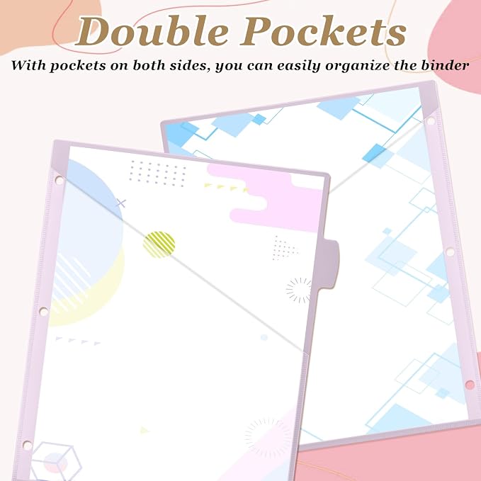Epakh 12 Pcs Binder Dividers for 3 Rings Binders Index Dividers - Image 4