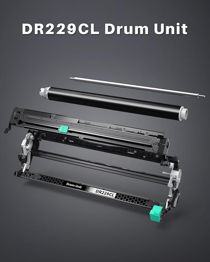 INK4U DR229CL Black Drum Unit Compatible Replacement for Brother DR-229CL DR229 Black Drum Unit for Brother HL-L3220CDW HL-L3280CDW MFC-L3720CDW MFC-L3780CDW HL-L3300CDW HL-L3295CD, 1 Black, No Toner-DeskLoop Office