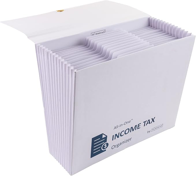 Smead All-in-One Income Tax Organizer, 12 Pockets, Flap and Cord Closure - Image 4