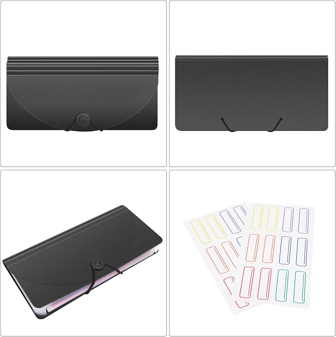 Uquelic Stand Receipt Organizer Folder - Image 5