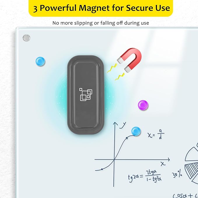 maxtek Dry Erase Eraser, Magnetic White Board Erasers - Image 3
