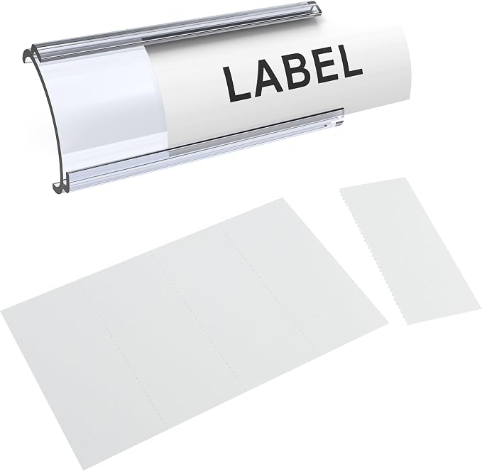 30Pcs Wire Shelf Label Holders, Wire Rack Label Holder, Compatible - Image 3