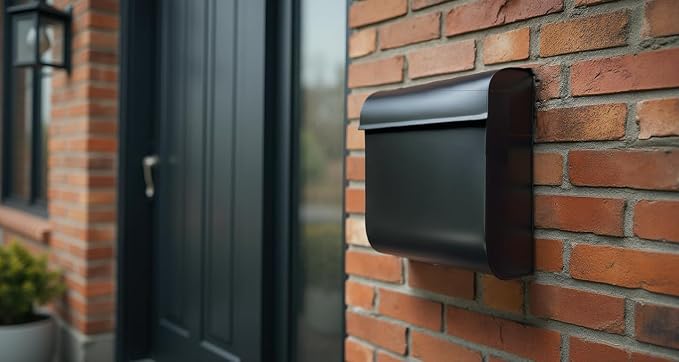 NACH Mailboxes for Outside Wall Mount, 12 x 4.5 x 10 inch, Copper Mail Box Wall - Image 2