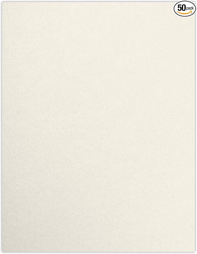 LUXPaper 8.5" x 11" Paper | Letter Size | Quartz Metallic | 80lb. Text | 50 Qty by LUXPaper
