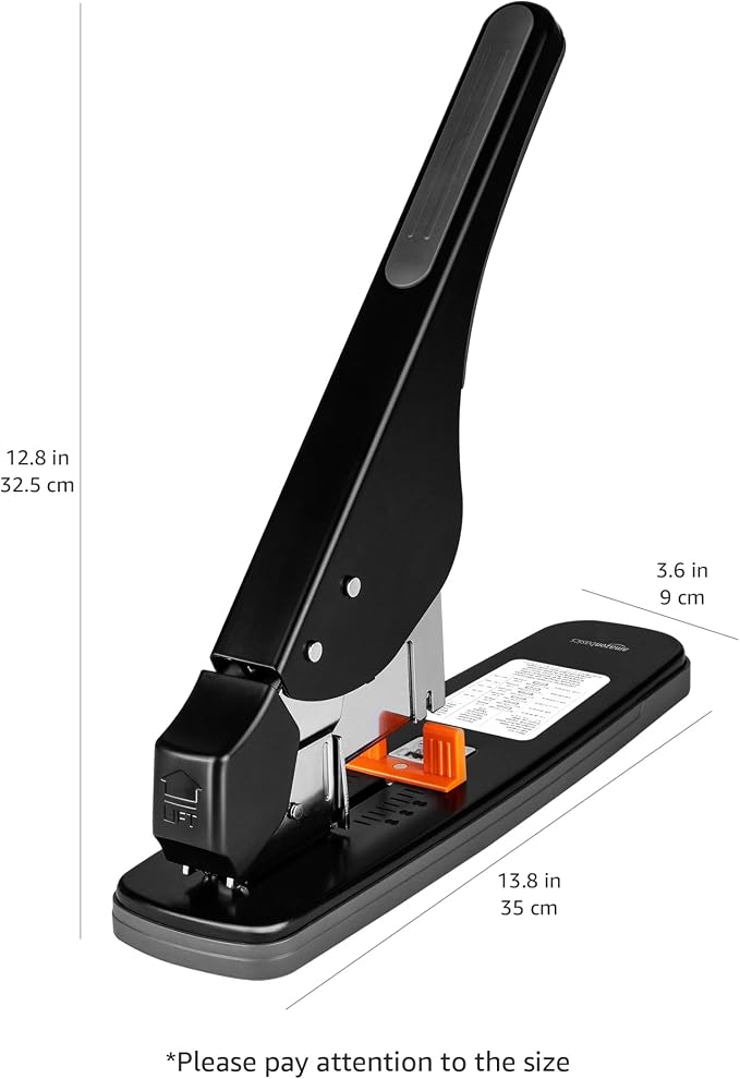 Amazon Basics Effortless Heavy-Duty Stapler, 210 Sheets High Capacity, Large - Image 9