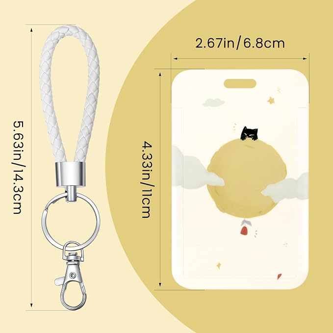 ID Card Badge Holder Key Chain - Image 2