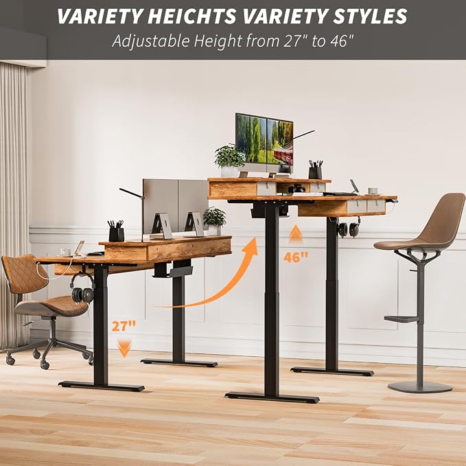 Kingant 48 x 30 Inch Electric Standing Desk - Image 4