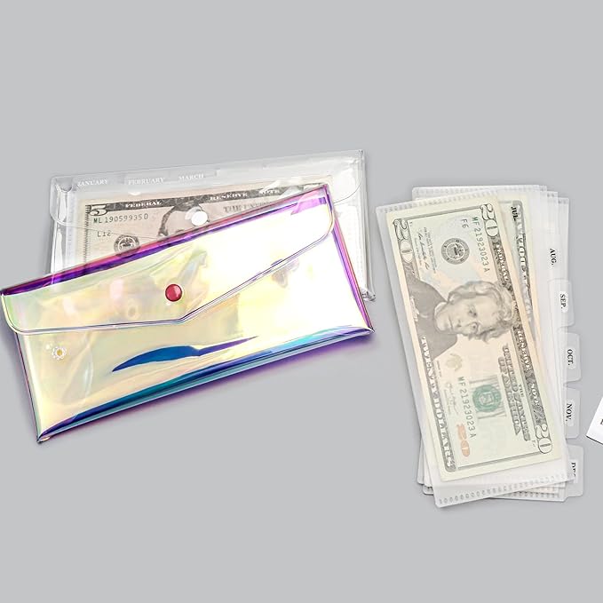 NatSumeBasics 6-Tab Cash Envelope Stuffing Wallet - Image 2