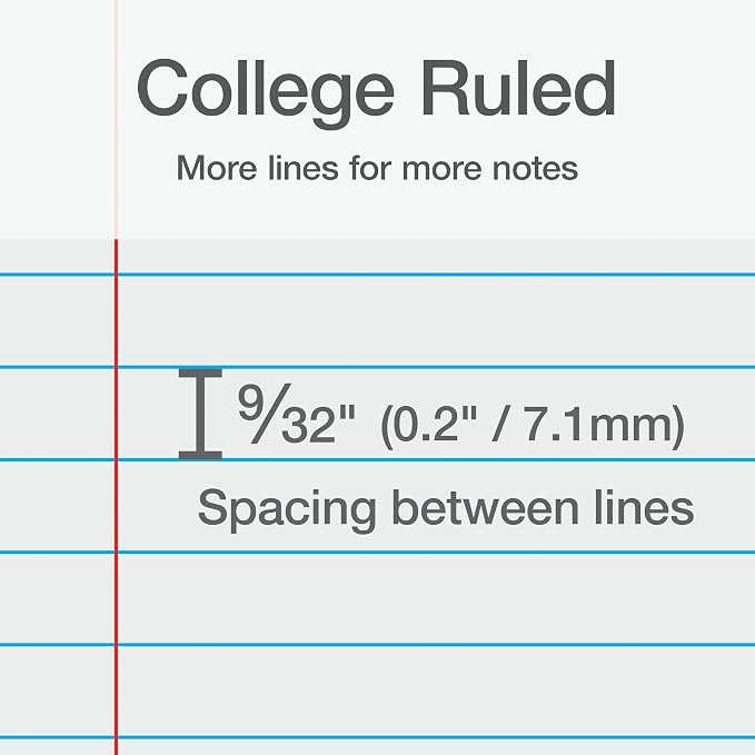 Oxford Composition Notebooks, 9-3/4 x 7-1/2 Inch School Journals, College Ruled - Image 3