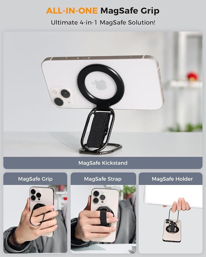 SUPERONE for MagSafe Phone Grip for MagSafe Kickstand Compatible - Image 6
