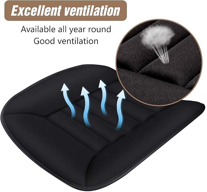 MYFAMIREA Car Seat Cushion Pad 1.2" Thick Comfort Seat Protector - Image 3