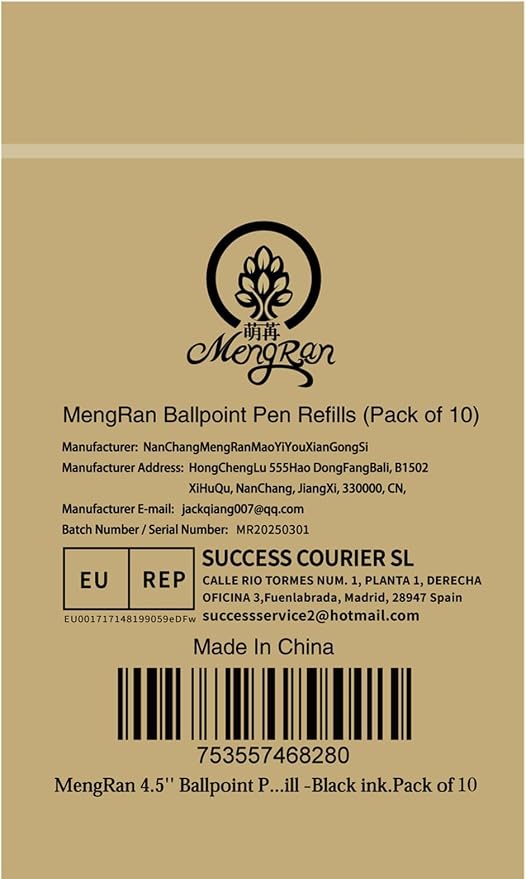 MengRan 4.5'' Ballpoint Ink Pen Refills - Image 5